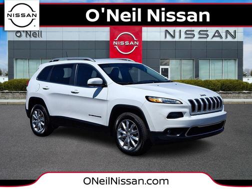 Bright White Clearcoat 2018 Jeep Cherokee Limited