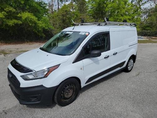 Frozen White 2020 Ford Transit Connect XL Cargo Van