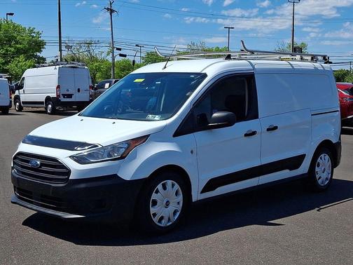 Frozen White 2020 Ford Transit Connect XL Cargo Van