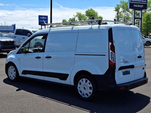 Frozen White 2020 Ford Transit Connect XL Cargo Van