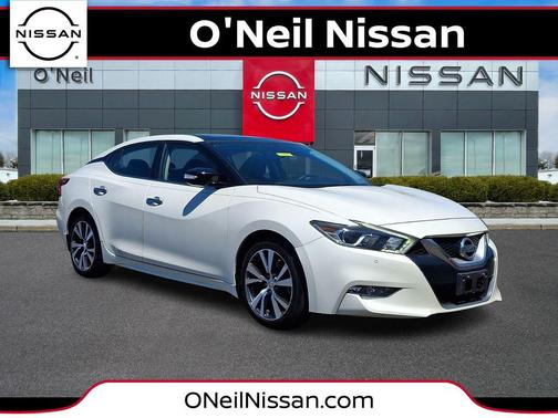 Pearl White 2016 Nissan Maxima 3.5 SL