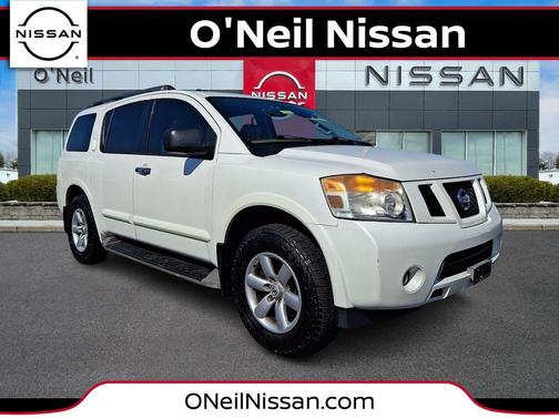 Pearl White 2013 Nissan Armada SV