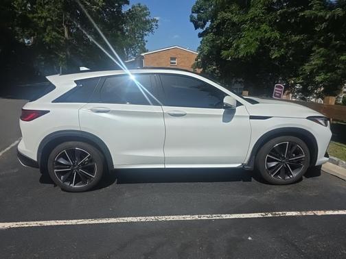 Radiant White 2023 INFINITI QX50 SPORT AWD