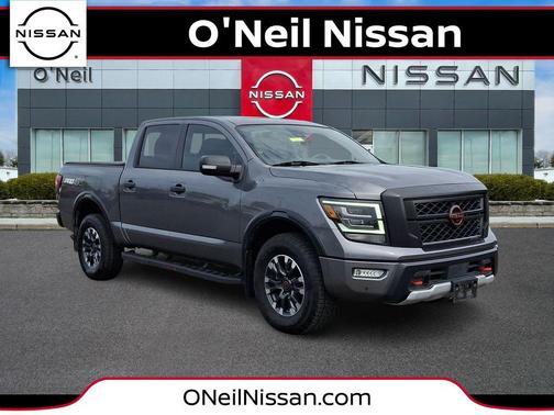 Gun Metallic 2024 Nissan Titan PRO-4X