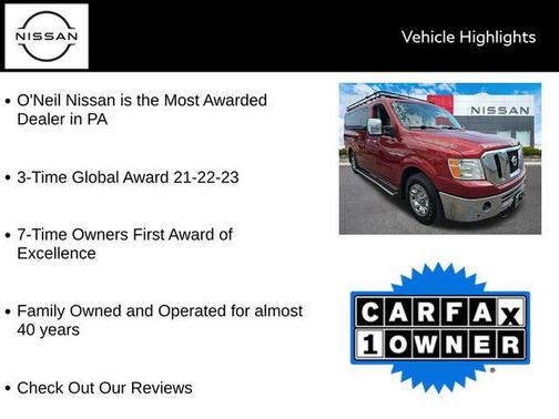 2020 Nissan NV Passenger NV3500 HD SL V8