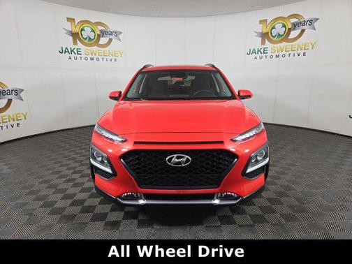 Sunset Orange 2020 Hyundai KONA SEL Plus