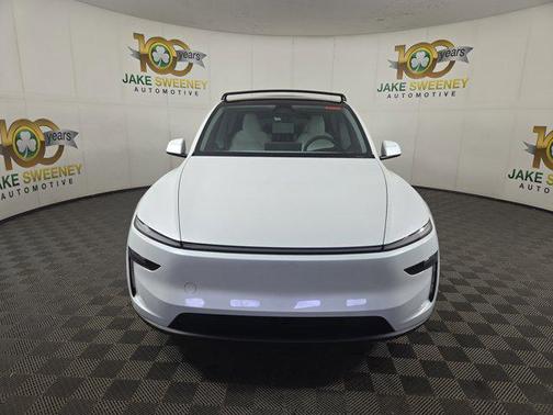 Pearl White Multi-Coat 2026 Tesla Model Y Long Range Launch Series