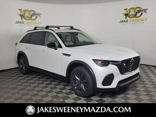 Rhodium White Premium 2026 Mazda CX-70 PHEV SC Plus