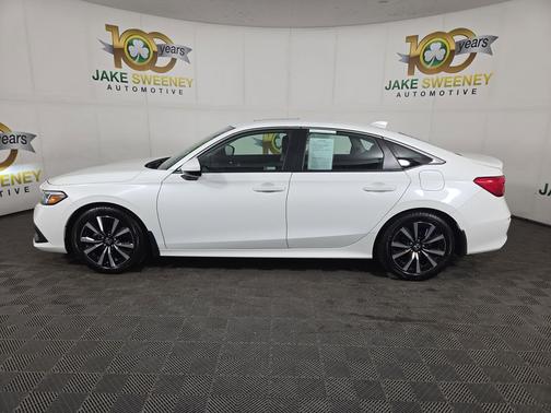 Platinum White Pearl 2022 Honda Civic EX