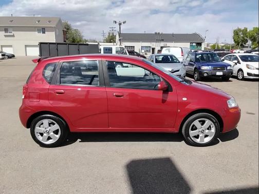 Red 2008 Chevrolet Aveo 5 LS