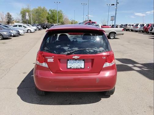 Red 2008 Chevrolet Aveo 5 LS