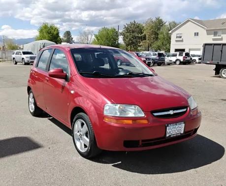 Red 2008 Chevrolet Aveo 5 LS