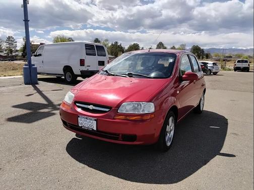 Red 2008 Chevrolet Aveo 5 LS