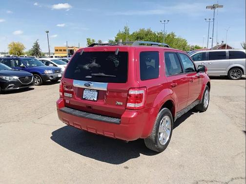 Red 2011 Ford Escape Limited