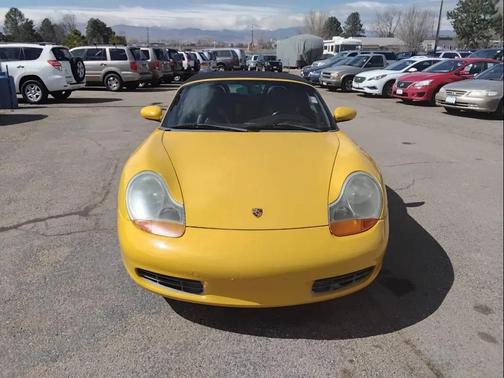 Yellow 2002 Porsche Boxster