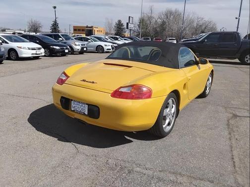 Yellow 2002 Porsche Boxster