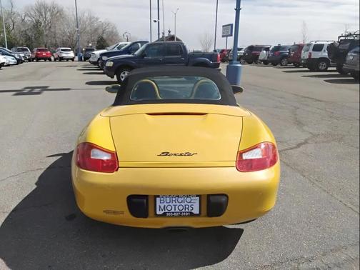 Yellow 2002 Porsche Boxster