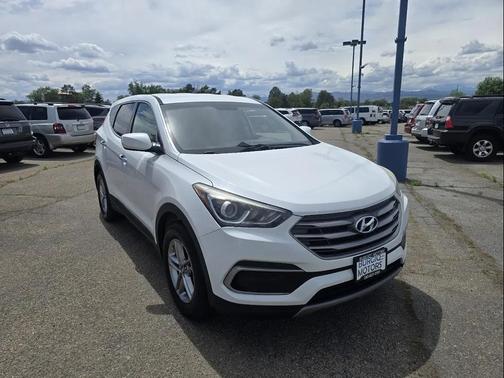 Pearl White 2018 Hyundai Santa Fe Sport 2.4L