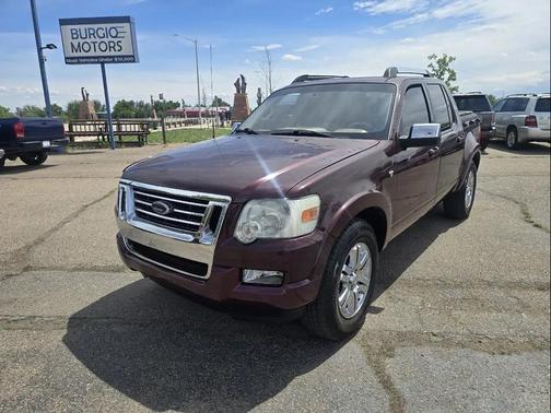 Red 2008 Ford Explorer Sport Trac Limited