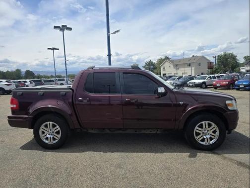 Red 2008 Ford Explorer Sport Trac Limited