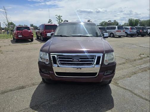 Red 2008 Ford Explorer Sport Trac Limited