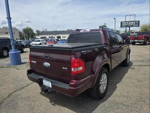 Red 2008 Ford Explorer Sport Trac Limited
