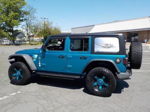 Teal 2020 Jeep Wrangler Unlimited Sport