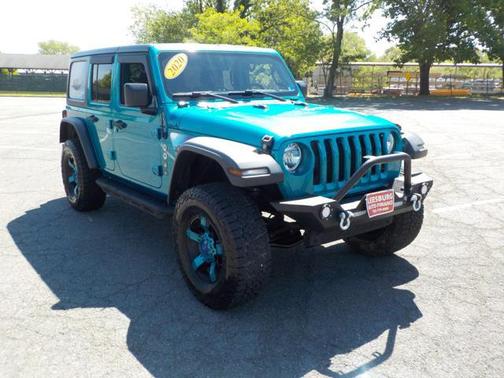 Teal 2020 Jeep Wrangler Unlimited Sport
