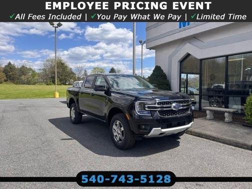Shadow Black 2026 Ford Ranger Lariat Truck