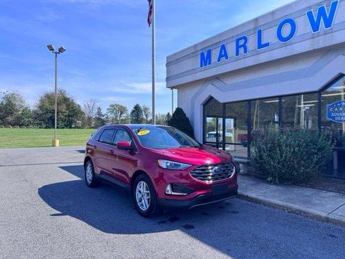 Red Metallic 2022 Ford Edge SEL