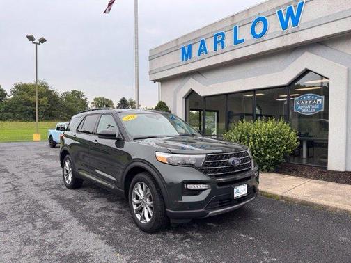 Green Metallic 2024 Ford Explorer XLT