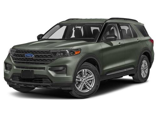 Green Metallic 2024 Ford Explorer XLT
