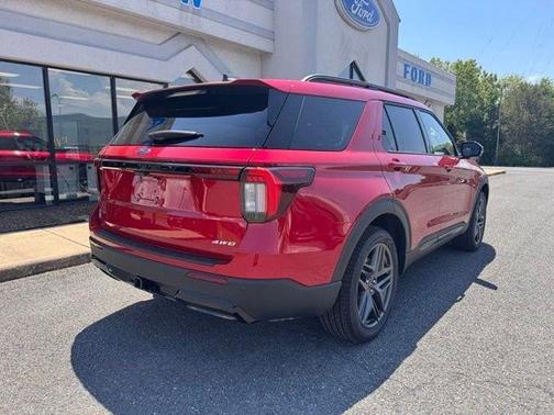 Red 2026 Ford Explorer ST-Line