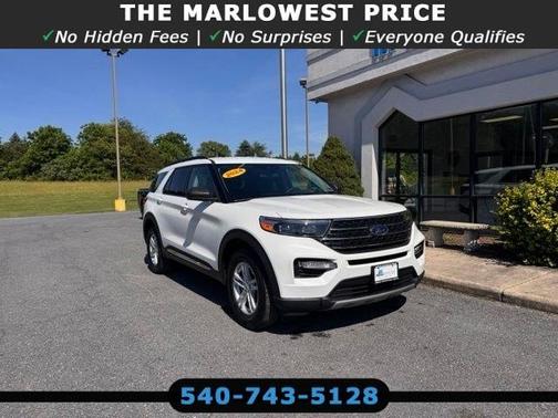 White Metallic 2024 Ford Explorer XLT