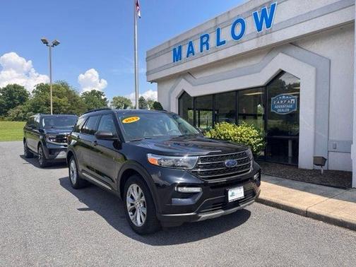 Black Metallic 2023 Ford Explorer XLT