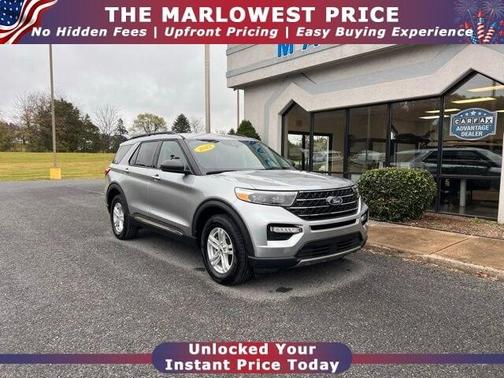 Silver Metallic 2023 Ford Explorer XLT