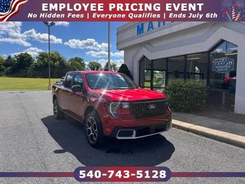 Ruby Red Metallic Tinted Clearcoat 2026 Ford Maverick Lariat
