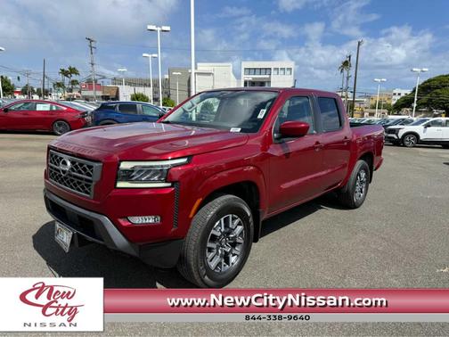 Cardinal Red Metallic 2024 Nissan Frontier SL