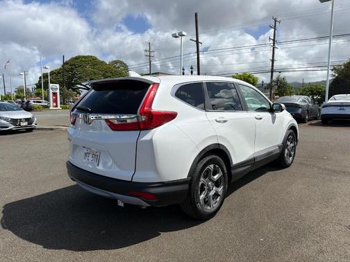 Platinum White Pearl 2019 Honda CR-V EX