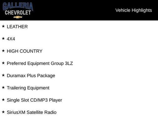 Summit White 2018 Chevrolet Silverado 2500 High Country