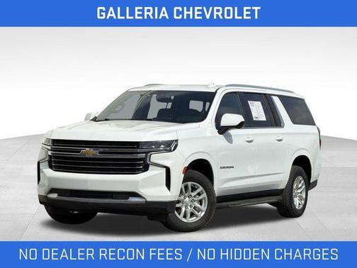 Summit White 2021 Chevrolet Suburban LT