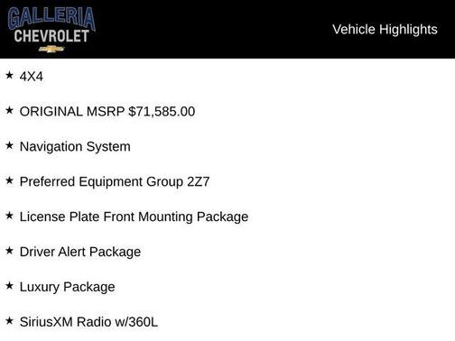 Iridescent Pearl Tricoat 2023 Chevrolet Tahoe Z71
