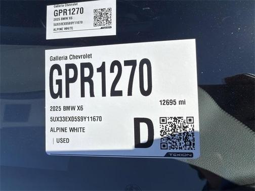 2025 BMW X6 xDrive40i