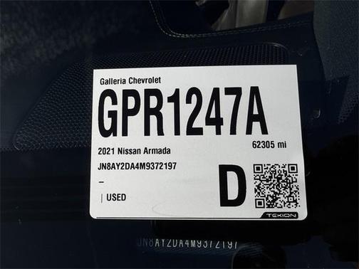 2021 Nissan Armada Platinum