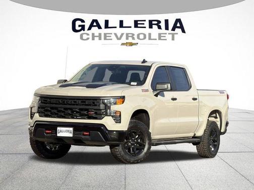 White Sand 2026 Chevrolet Silverado 1500 Custom Trail Boss