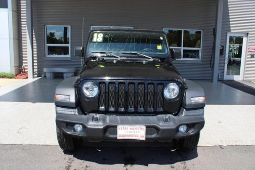 Black Clearcoat 2018 Jeep Wrangler Unlimited Sport