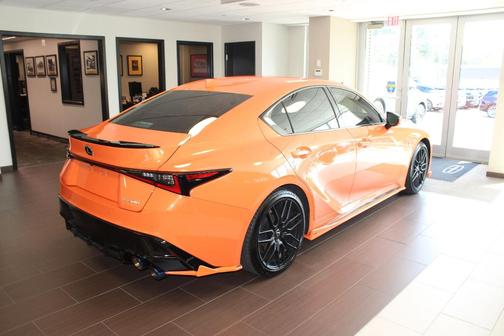 Orange 2023 Lexus IS 500
