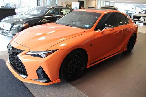 Orange 2023 Lexus IS 500