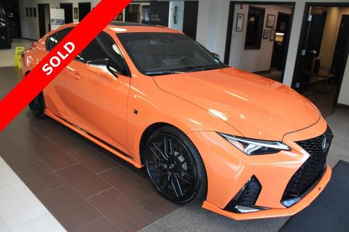 Orange 2023 Lexus IS 500