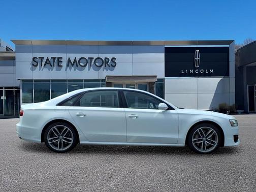 Glacier White Metallic 2017 Audi A8 L 3.0T